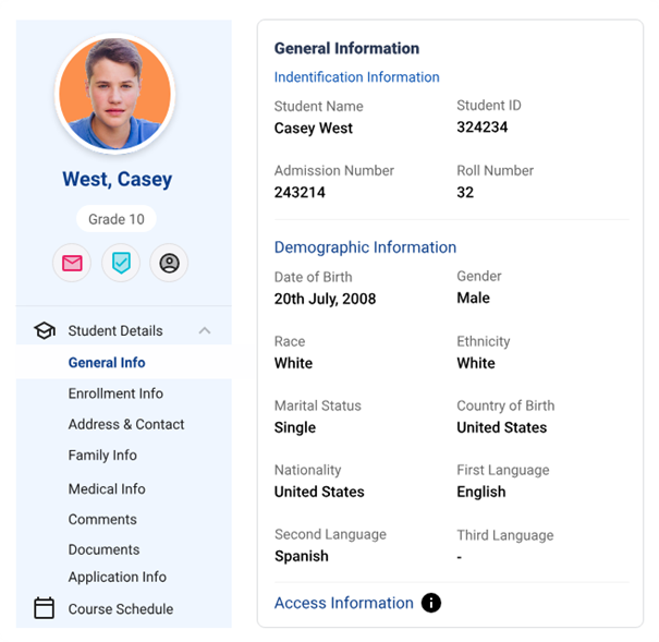 Student Profile Dashboard
