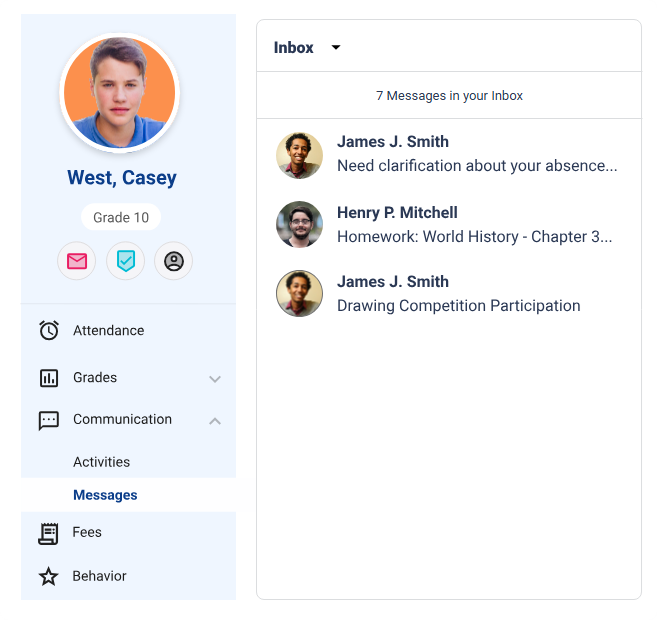 Communication Dashboard