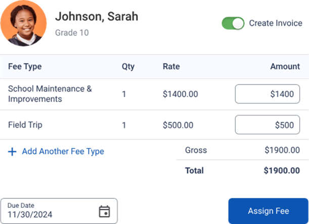 Comprehensive Fee Assignment